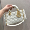 Christian Dior Lady D-Joy Bag 26cm White