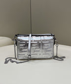 Fendi Baguette Bag 19cm Silver