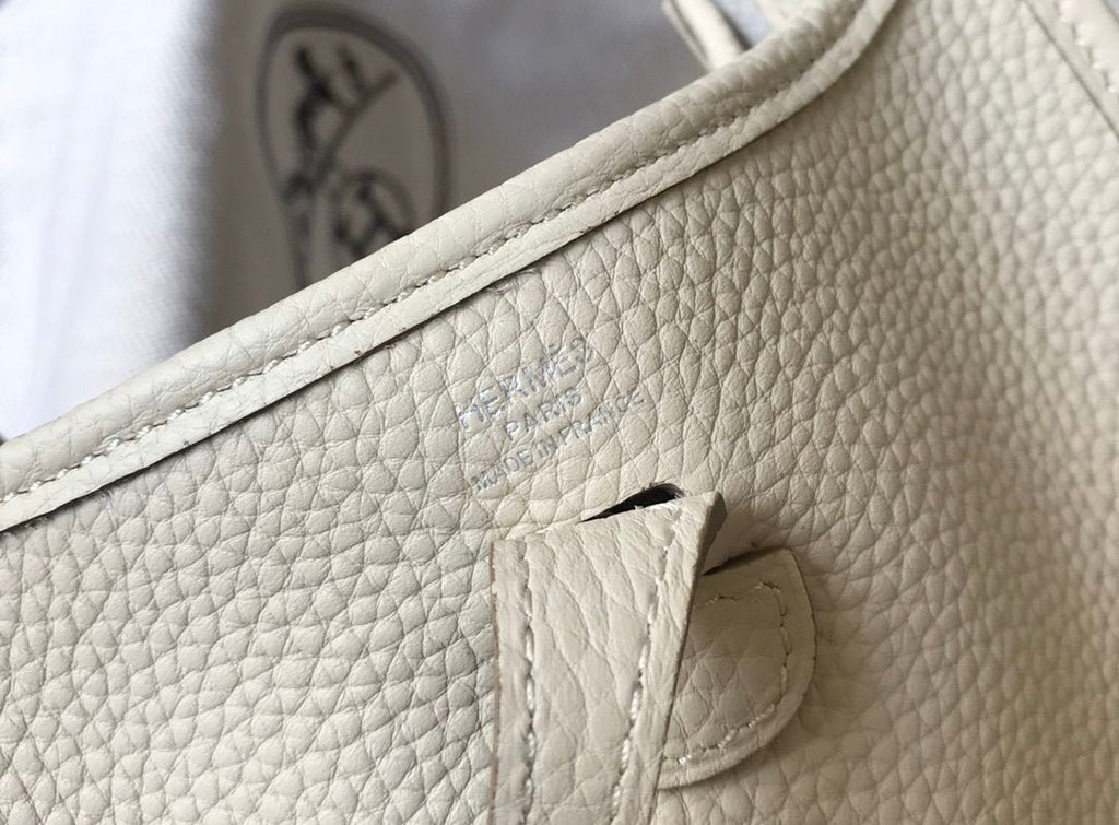 Hermes Evelyne 16 Amazone Bag Beige With Silver-Toned Hardware For Women, Women’s Shoulder And Crossbody Bags 6.3in/16cm