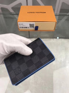 Louis Vuitton Damier Wallet 7cm Black