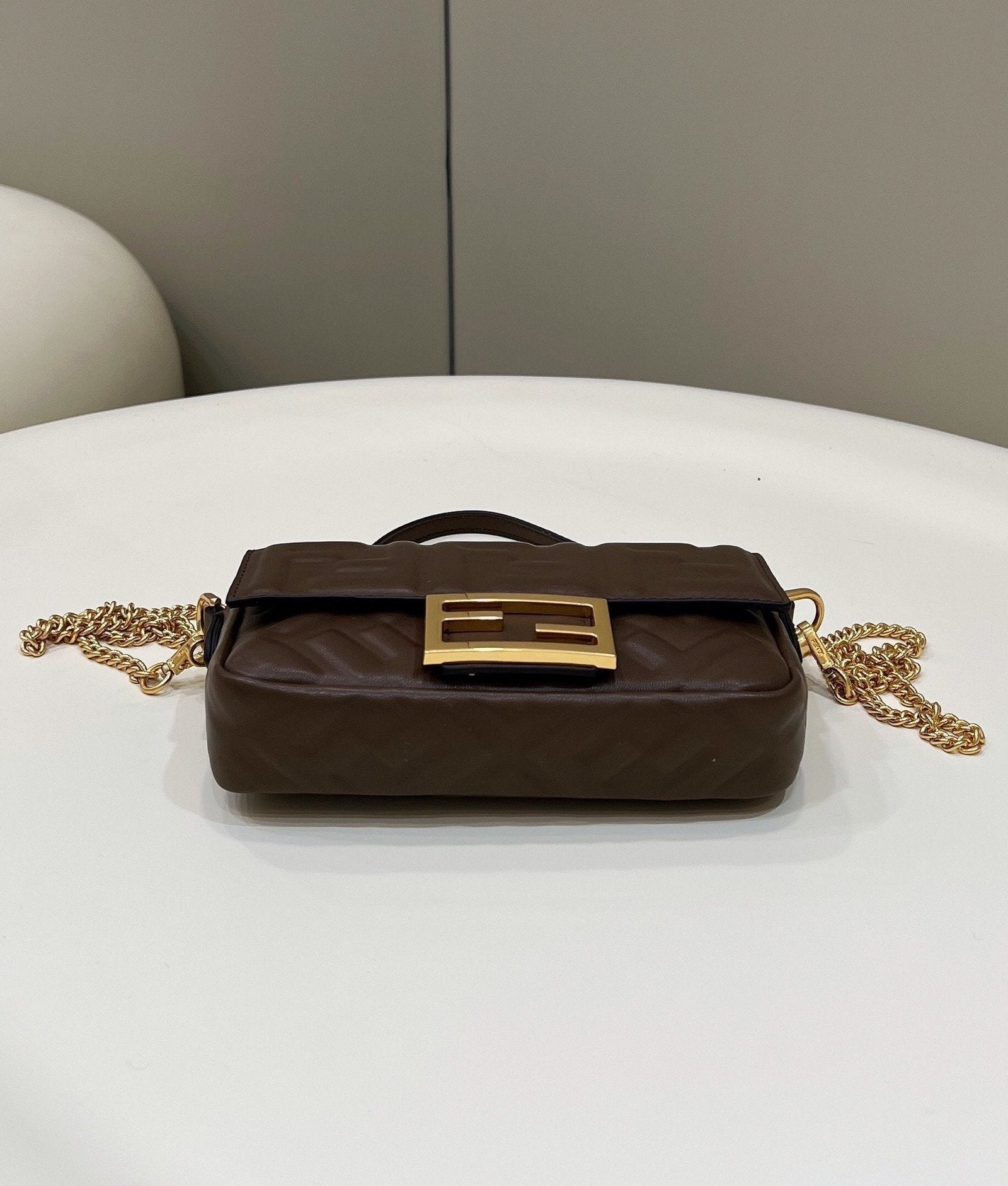 Fendi Baguette Bag 19cm Brown