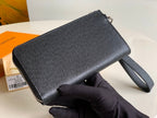 Louis Vuitton Monogram Wallet 19cm Black