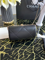 Chanel Mini Evening Bag 22cm Black And White