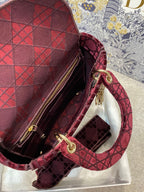 Christian Dior Red Handle Bag 24cm