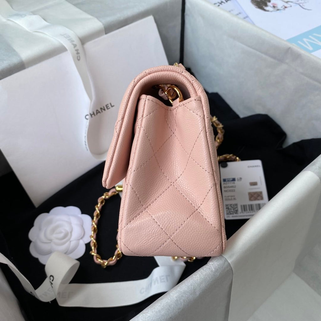 Chanel Mini Classic Flapbag 20cm Pink