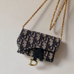 Christian Dior Crossbody Brown Bag 12cm