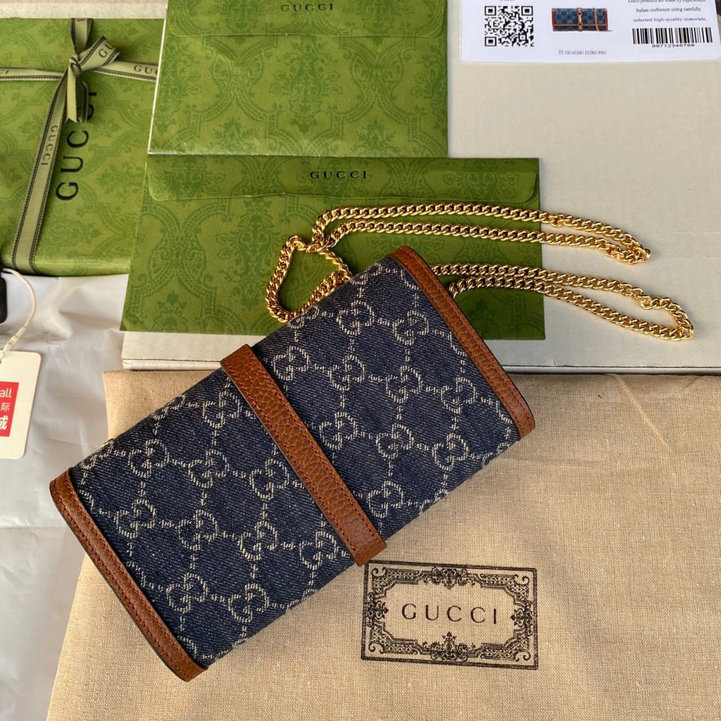 GG ‘Jackie 1961’ Chain Wallet 19cm