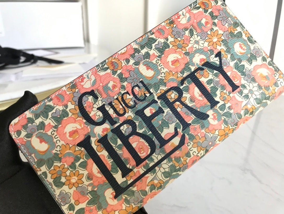 Liberty London Floral Printed Zip-around Wallet 19cm
