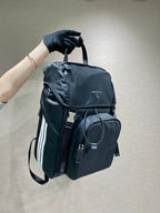 Prada x Adidas Re-Nylon And Saffiano Backpack Black For Women, Women’s Bags 17.7in/45cm – Vipfasbags