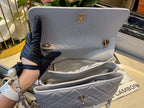 Chanel Classic Flap Bag 25cm Grey