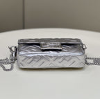 Fendi Baguette Bag 19cm Silver