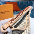 Louis Vuitton Artsy MM Bag 42cm Damier Azur Canvas Spring/Summer Collection N41174, Beige