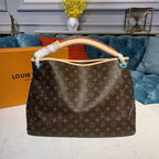 Louis Vuitton Artsy MM Bag 42cm Monogram Canvas Spring/Summer Collection M40249 Brown