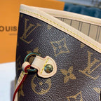 Louis Vuitton Neverfull MM Bag 32cm Monogram Canvas Spring/Summer Collection M40995, Beige