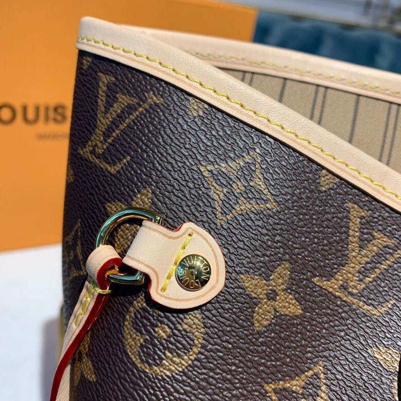 Louis Vuitton Neverfull MM Bag 32cm Monogram Canvas Spring/Summer Collection M40995, Beige