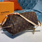Louis Vuitton Turenne MM Bag 38cm Monogram Canvas Spring/Summer Collection M48814, Beige