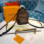 Louis Vuitton Palm Springs Mini Backpack Bag 22cm Monogram Canvas Spring/Summer Collection M41562, Brown