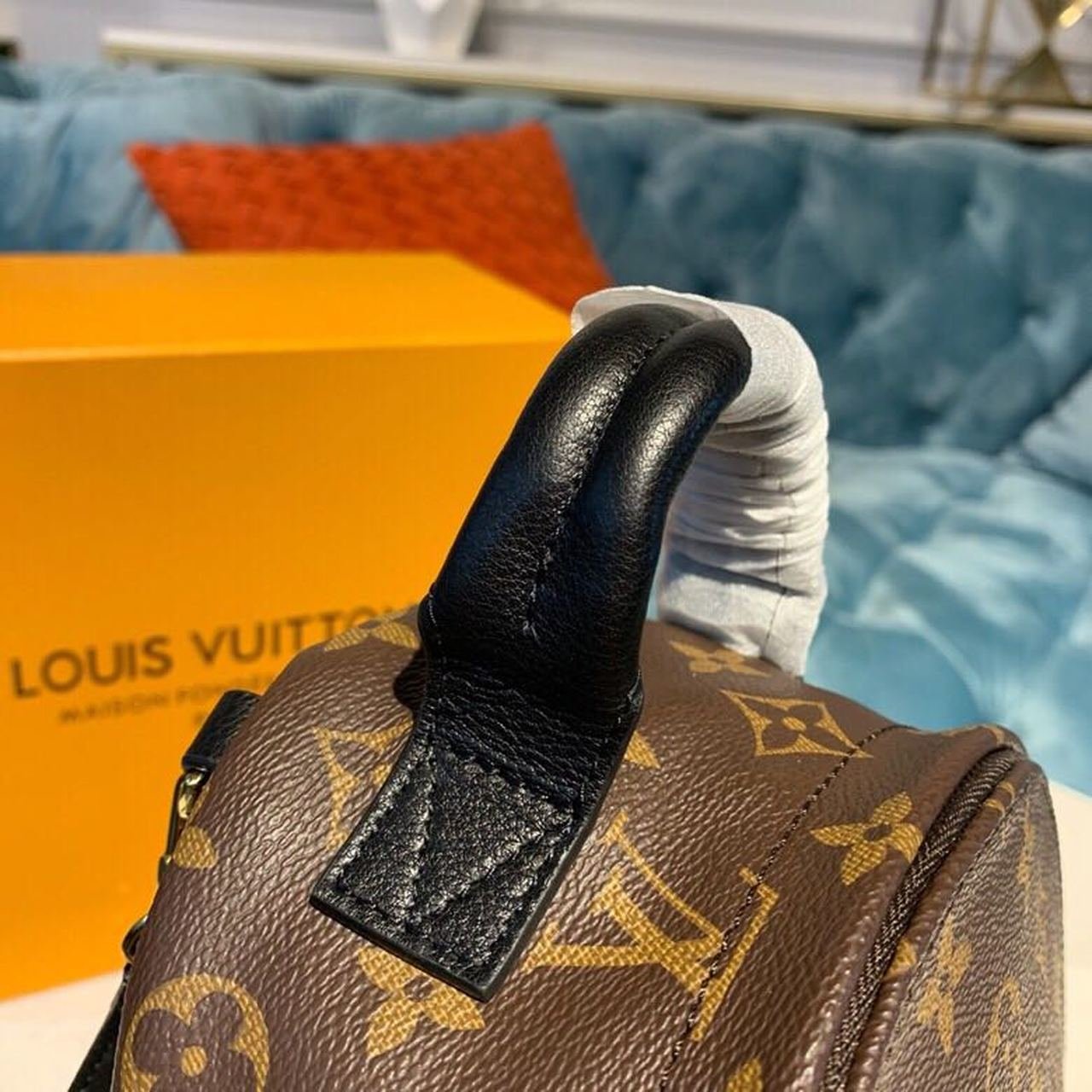 Louis Vuitton Palm Springs Mini Backpack Bag 22cm Monogram Canvas Spring/Summer Collection M41562, Brown