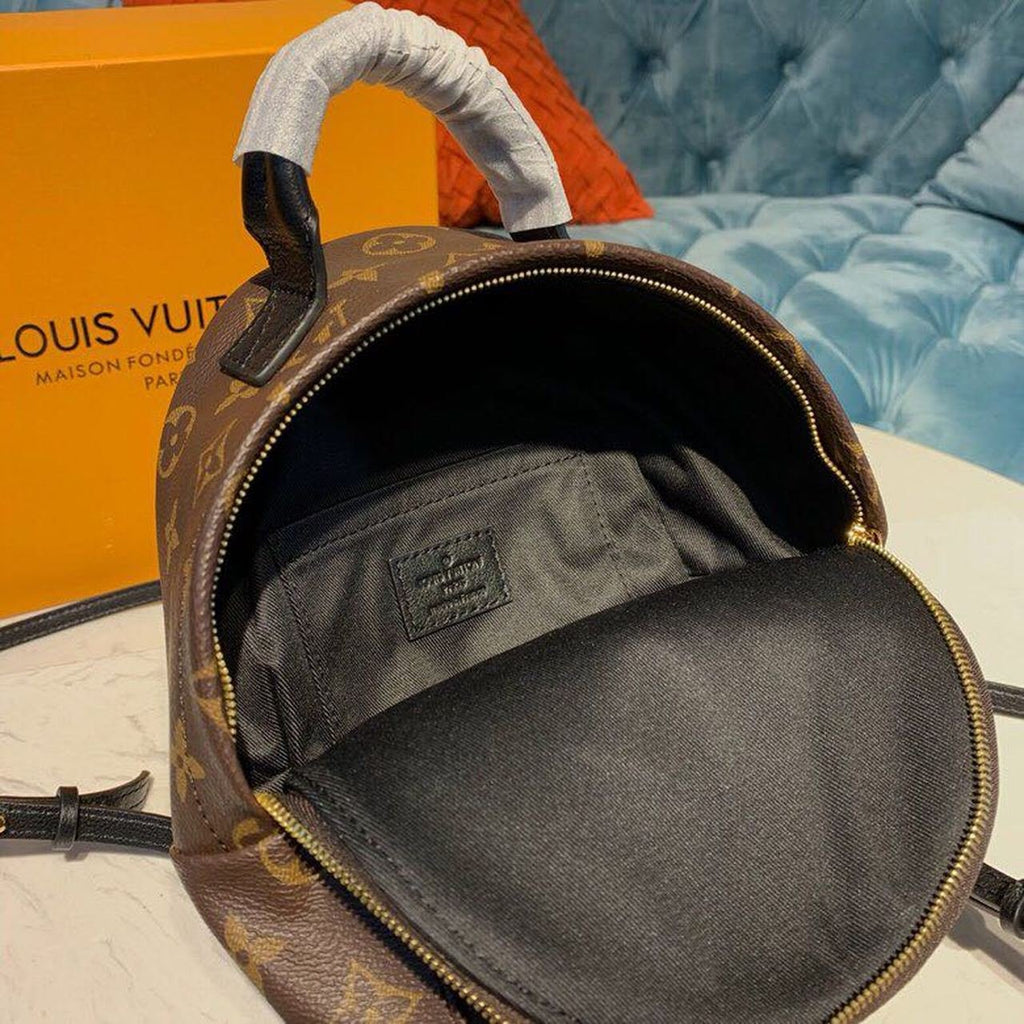 Louis Vuitton Palm Springs Mini Backpack Bag 22cm Monogram Canvas Spring/Summer Collection M41562, Brown