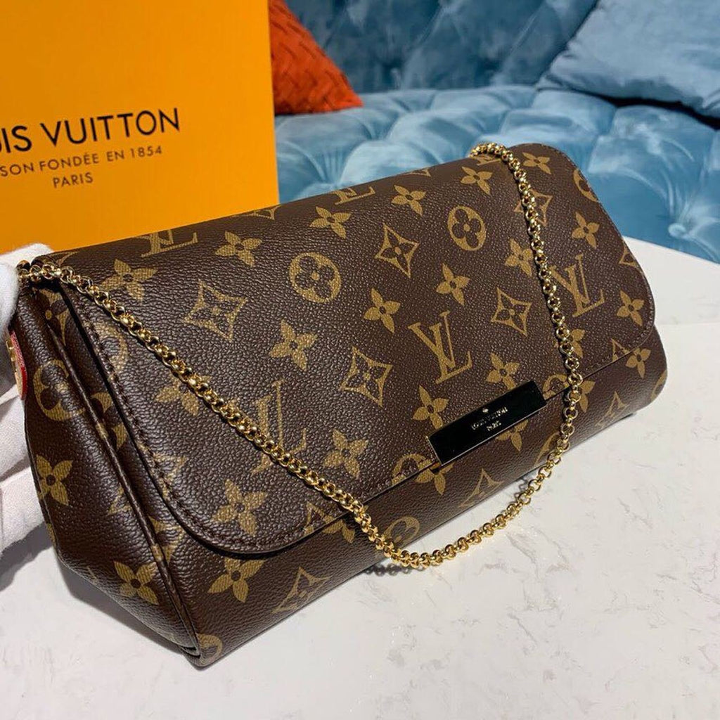 Louis Vuitton Favorite MM Bag 24cm Monogram Canvas Spring/Summer Collection M40718 Brown
