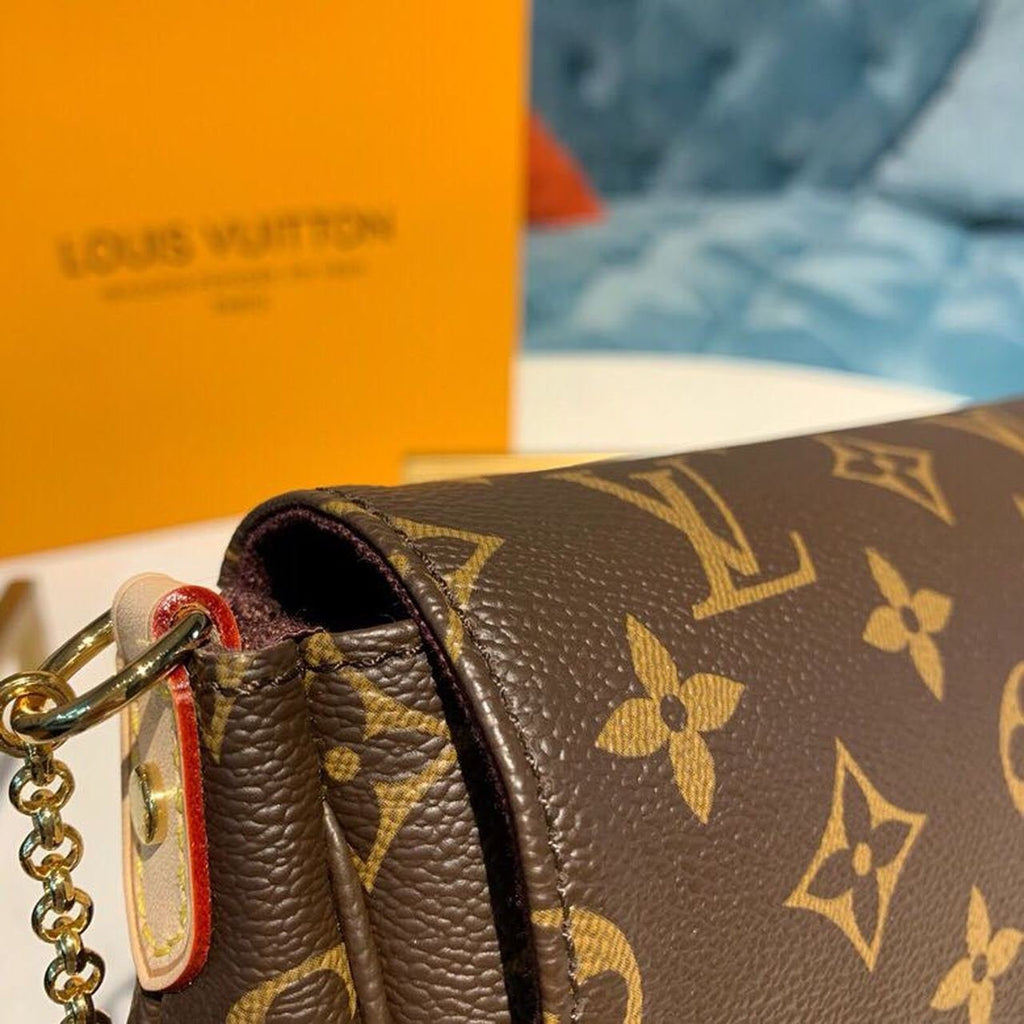 Louis Vuitton Favorite MM Bag 24cm Monogram Canvas Spring/Summer Collection M40718 Brown