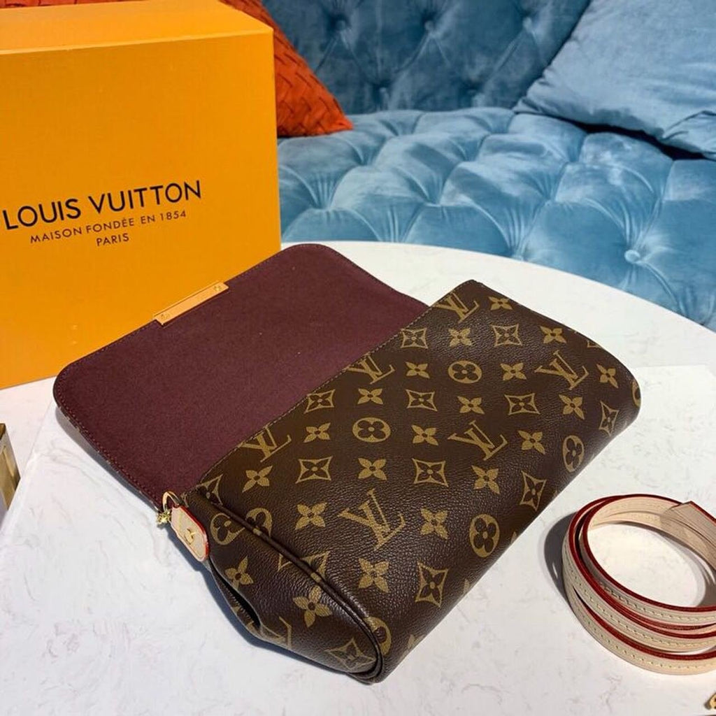 Louis Vuitton Favorite MM Bag 24cm Monogram Canvas Spring/Summer Collection M40718 Brown