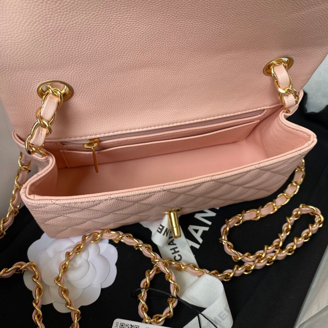 Chanel Mini Classic Flapbag 20cm Pink