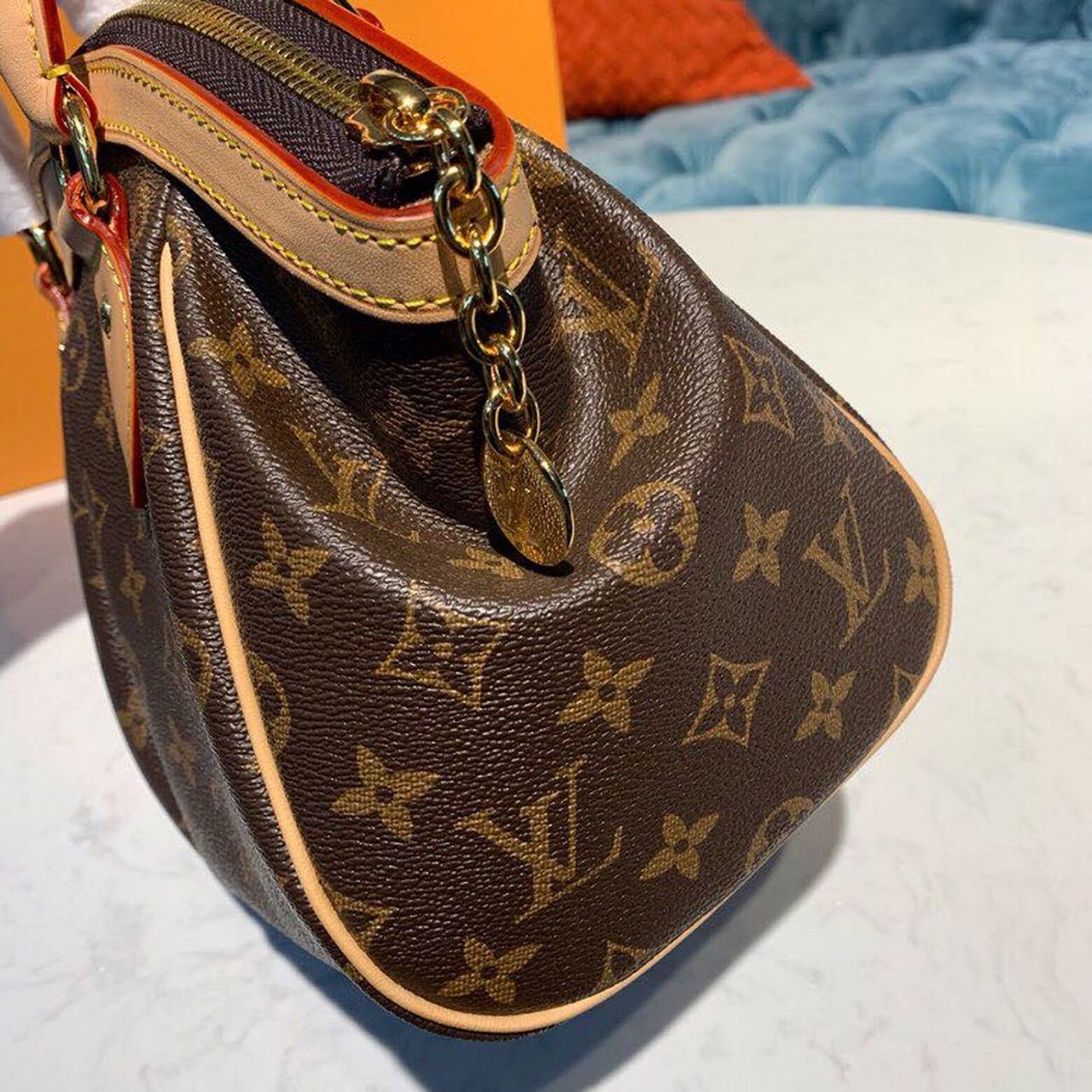 Louis Vuitton Tivoli Bag 27cm Monogram Canvas Spring/Summer Collection M40143, Brown