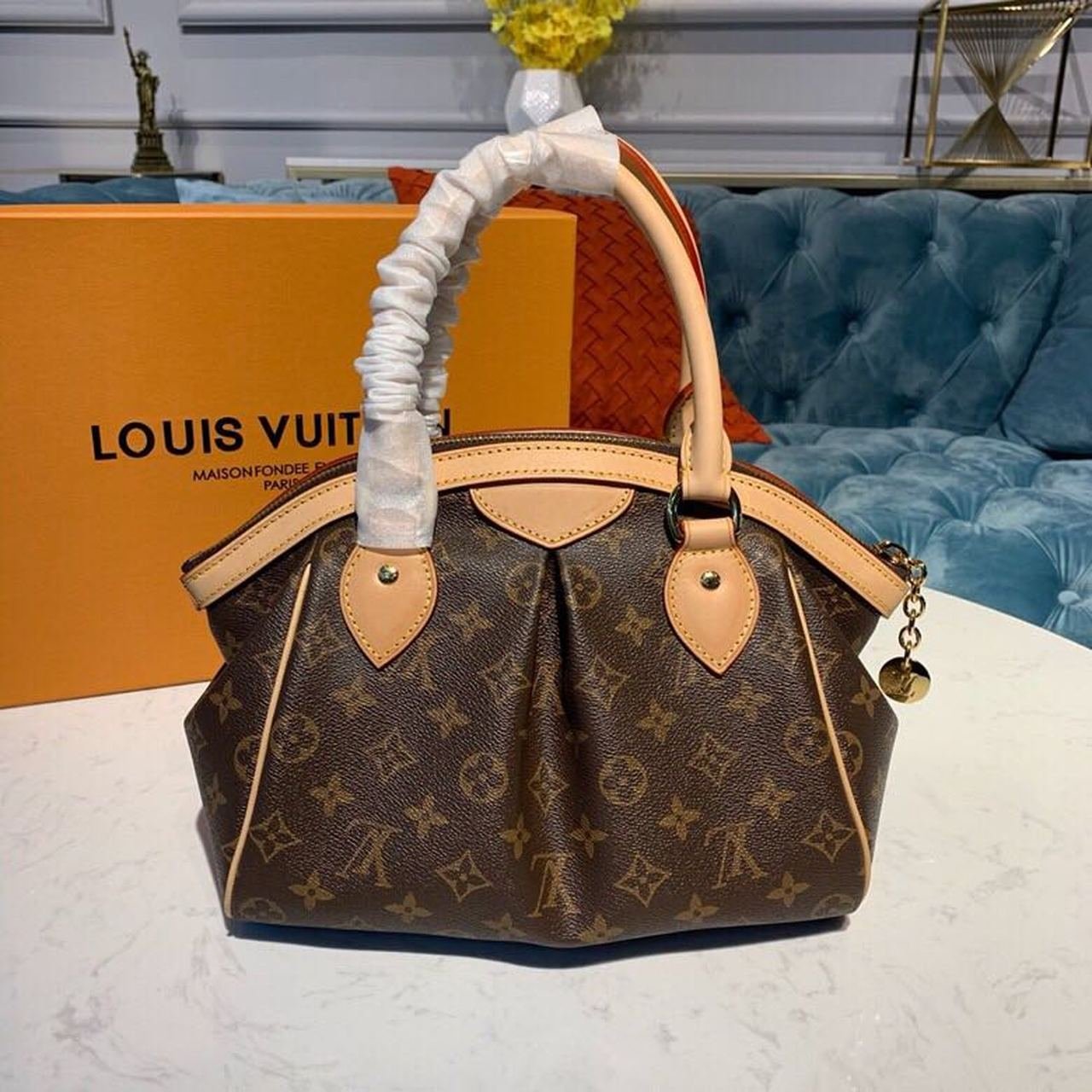 Louis Vuitton Tivoli Bag 27cm Monogram Canvas Spring/Summer Collection M40143, Brown