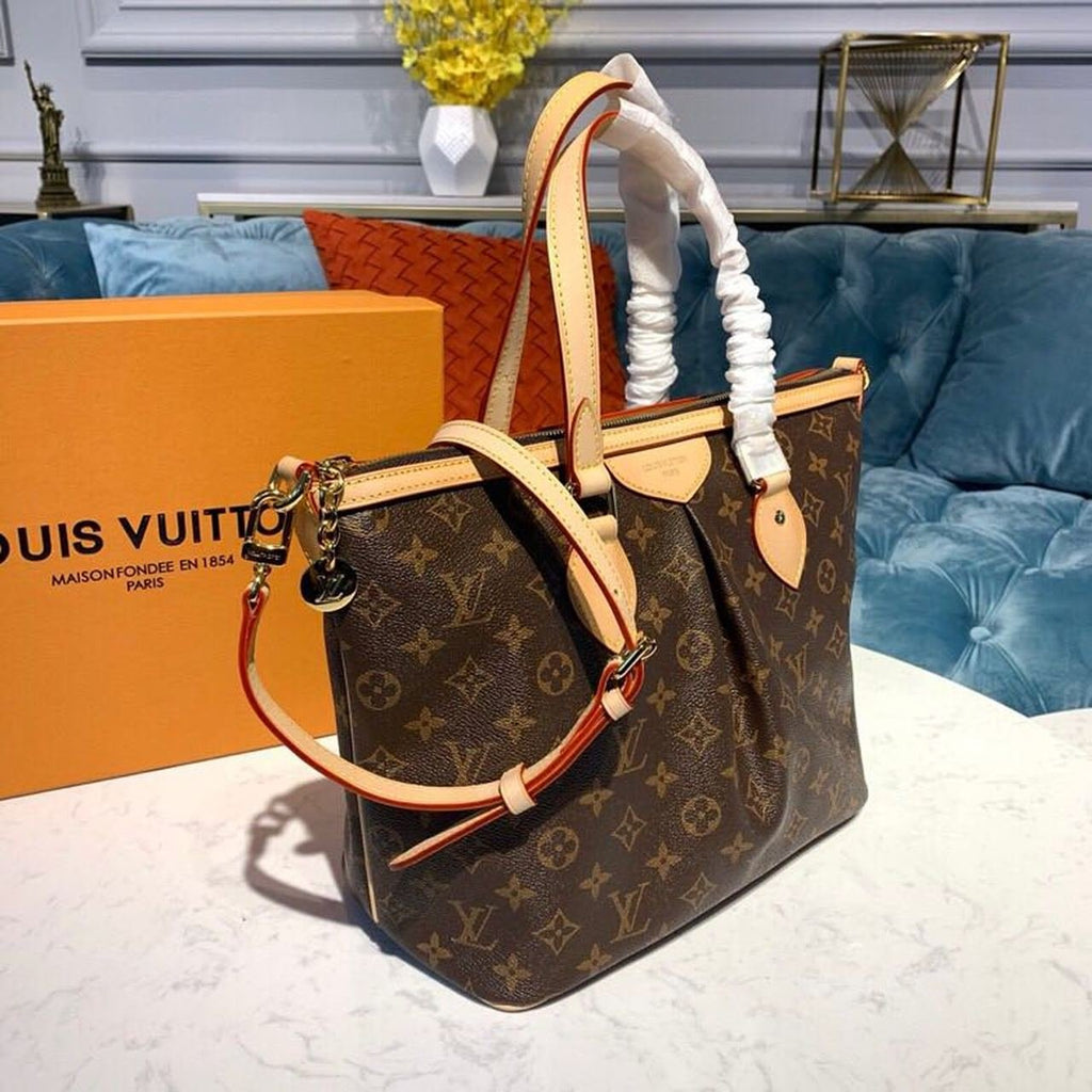 Louis Vuitton Palermo Bag 30cm Monogram Canvas Spring/Summer Collection M40145 Brown