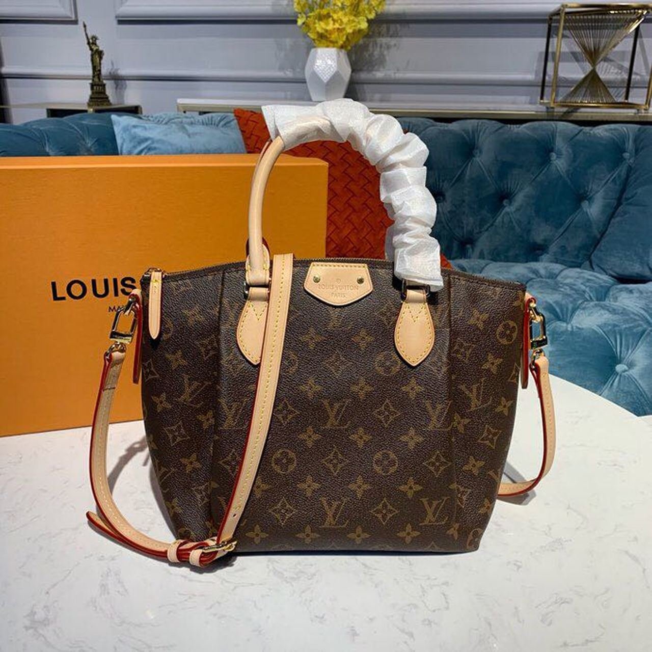 Louis Vuitton Turenne Bag 30cm Monogram Canvas Spring/Summer Collection M48813, Brown