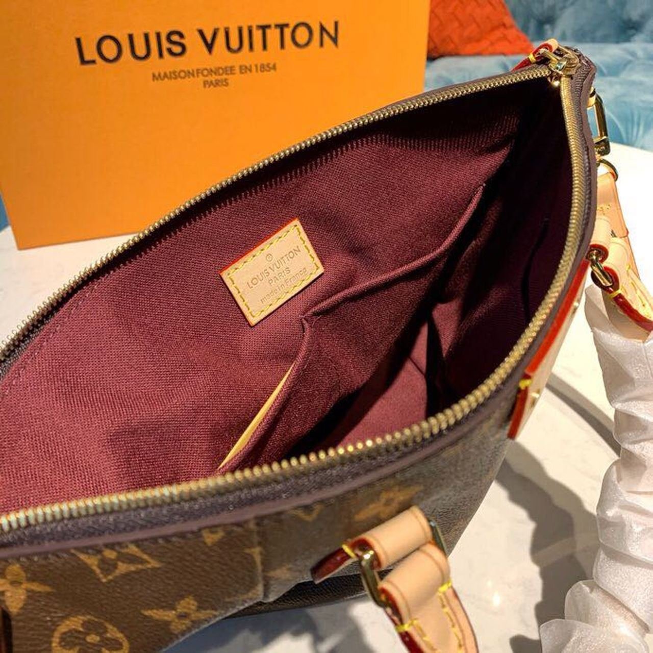Louis Vuitton Turenne Bag 30cm Monogram Canvas Spring/Summer Collection M48813, Brown