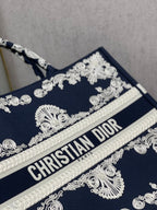 Christina Dior Book Tote Bag 41cm Black