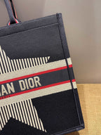 Christina Dior Book Tote Bag 41cm Black