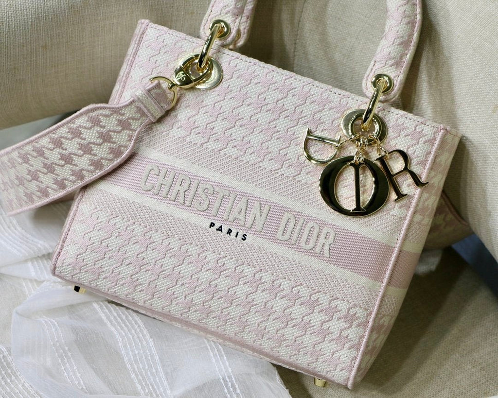 Christian Dior Medium Lady D-Lite Bag 24cm Black