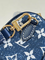 Louis Vuitton Nano Speedy in Monogram 16cm Blue