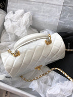 Chanel Classic Flap Bag 20cm White