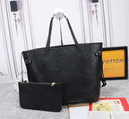 Louis vuittonNeverfull Monogram Empreinte 32cm/ Black