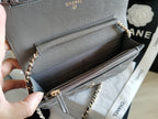 Chanel Mini Flapbag 19cm Grey