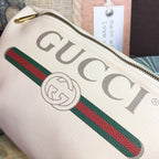 Gucci Print Waist Belt Bag White For Women And Men 15in/39cm
