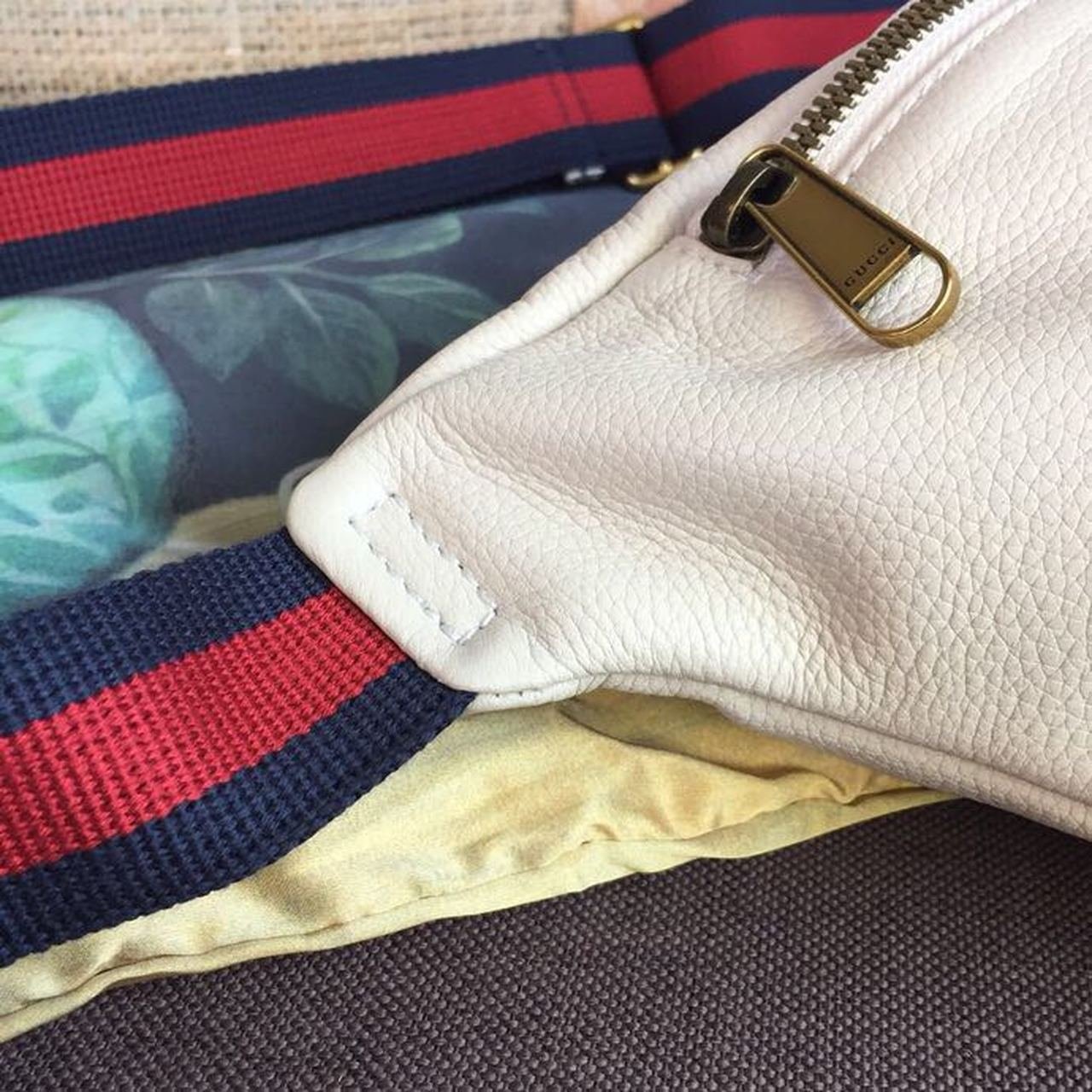 Gucci Print Waist Belt Bag White For Women And Men 15in/39cm