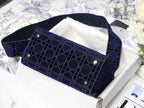 Christian Dior Blue Handle Bag 24cm