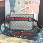 Gucci Neo Vintage GG Supreme Belt Bag Beige/ebony GG Supreme Canvas With Brown For Women 9.4in/24cm