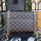 Louis Vuitton Vavin PM Bag 25cm Damier Ebene Canvas Spring/Summer Collection N40108, Noir