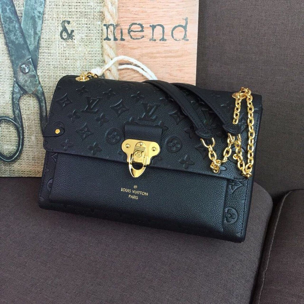 Louis Vuitton Vavin MM Bag 25cm Monogram Empreinte Canvas Spring/Summer Collection M44150 Noir