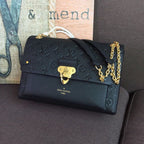 Louis Vuitton Vavin MM Bag 25cm Monogram Empreinte Canvas Spring/Summer Collection M44150 Noir
