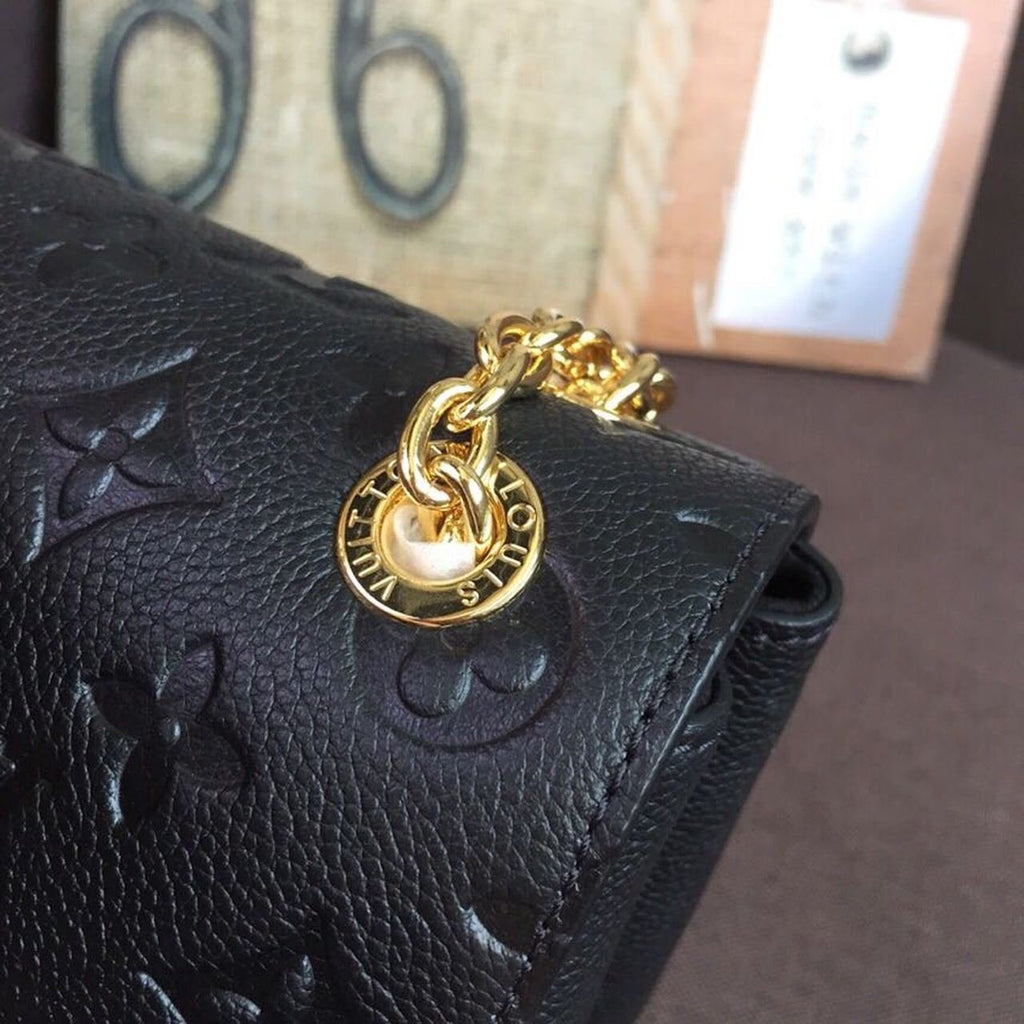 Louis Vuitton Vavin MM Bag 25cm Monogram Empreinte Canvas Spring/Summer Collection M44150 Noir