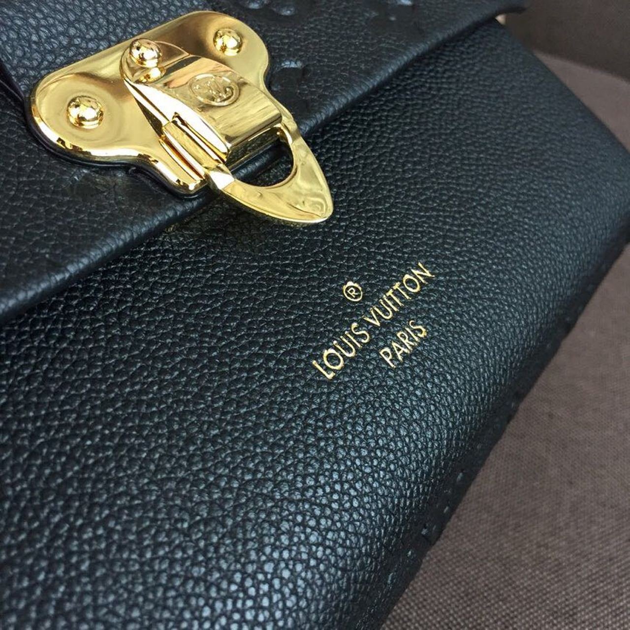 Louis Vuitton Vavin MM Bag 25cm Monogram Empreinte Canvas Spring/Summer Collection M44150 Noir