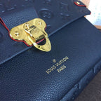 Louis Vuitton Vavin MM Bag 28cm Monogram Empreinte Canvas Spring/Summer Collection M43925, Marine Rouge
