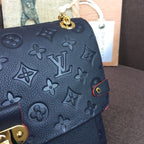 Louis Vuitton Vavin MM Bag 28cm Monogram Empreinte Canvas Spring/Summer Collection M43925, Marine Rouge